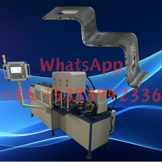 Road traffic sign pipe clamps CNC drilling machine