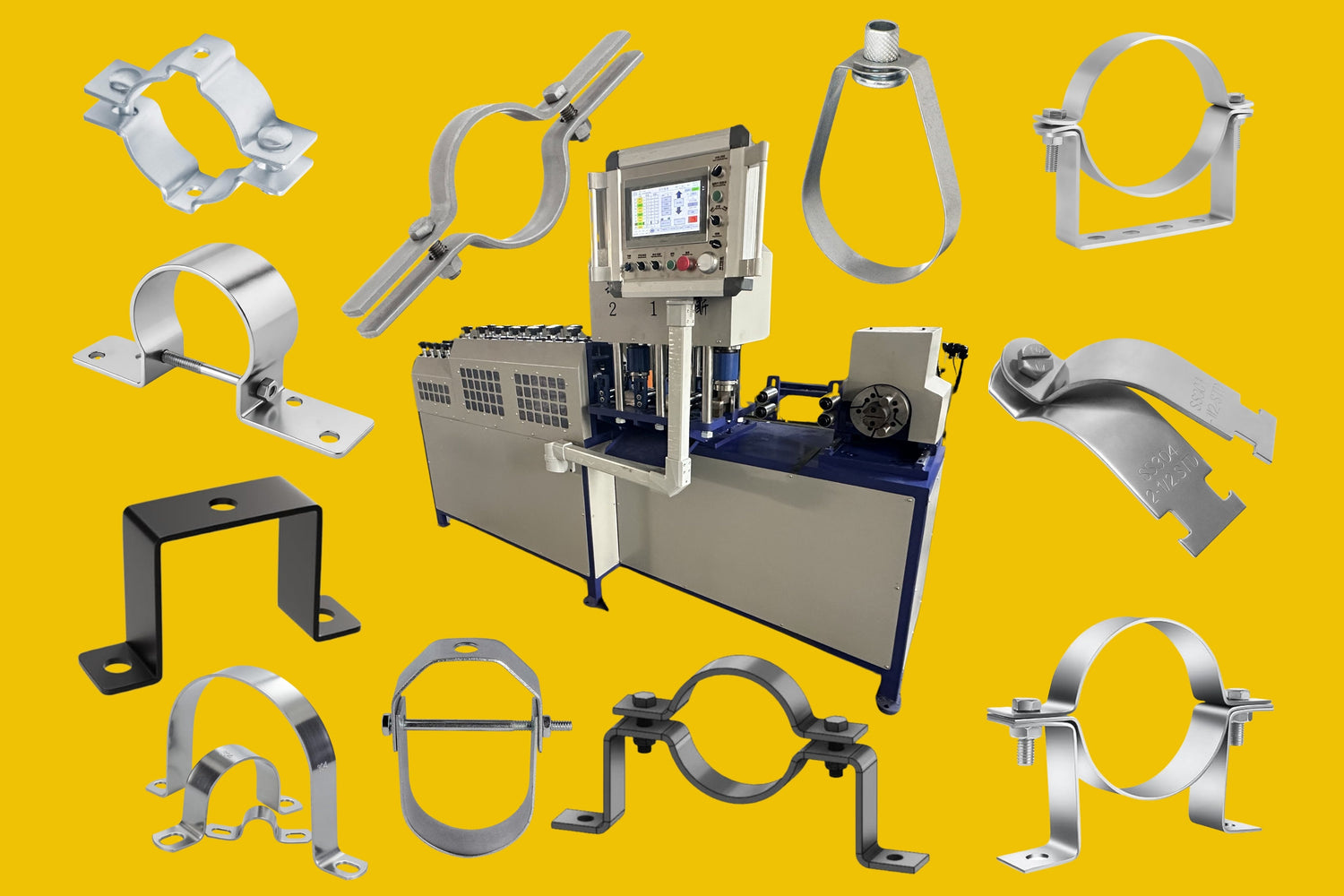 50x5mm Model CNC Pipe Clamp Bending Machine