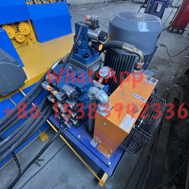 50x5mm Model Customized Siemens system for a Polish client CNC Pipe Clamp Bending Machine Primarily used for bridge concrete formwork support systems.