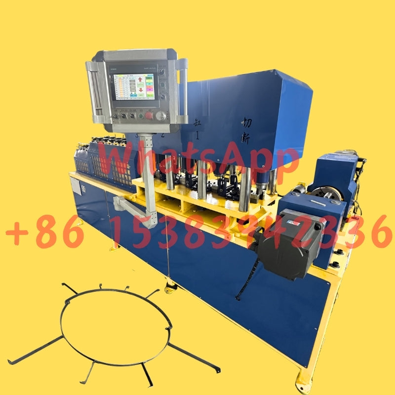 50x5mm Model Customized Siemens system for a Polish client CNC Pipe Clamp Bending Machine Primarily used for bridge concrete formwork support systems.