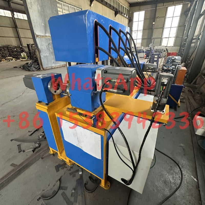 50x5mm Model Customized Siemens system for a Polish client CNC Pipe Clamp Bending Machine Primarily used for bridge concrete formwork support systems.