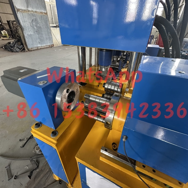50x5mm Model Customized Siemens system for a Polish client CNC Pipe Clamp Bending Machine Primarily used for bridge concrete formwork support systems.