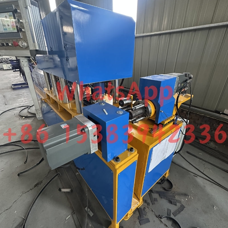 50x5mm Model Customized Siemens system for a Polish client CNC Pipe Clamp Bending Machine Primarily used for bridge concrete formwork support systems.