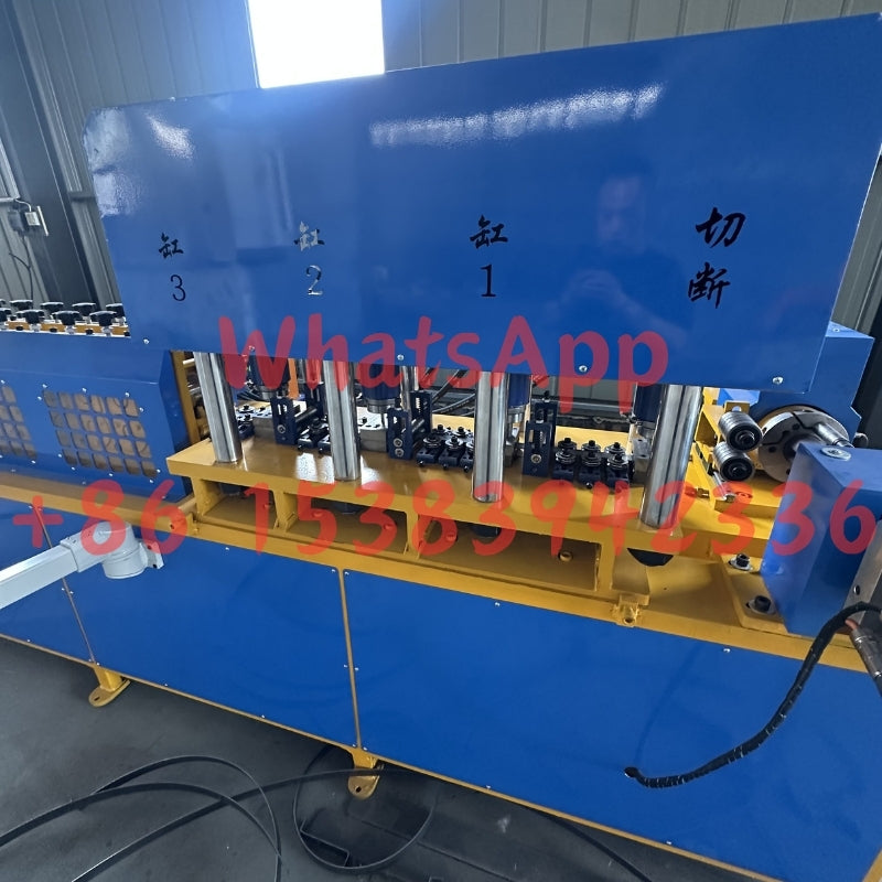 50x5mm Model Customized Siemens system for a Polish client CNC Pipe Clamp Bending Machine Primarily used for bridge concrete formwork support systems.