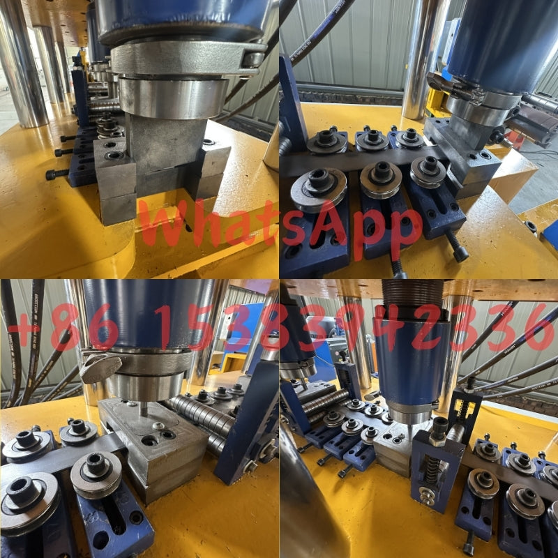 50x5mm Model Customized Siemens system for a Polish client CNC Pipe Clamp Bending Machine Primarily used for bridge concrete formwork support systems.