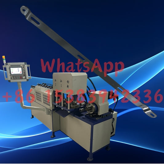 Road traffic sign pipe clamps CNC production machine